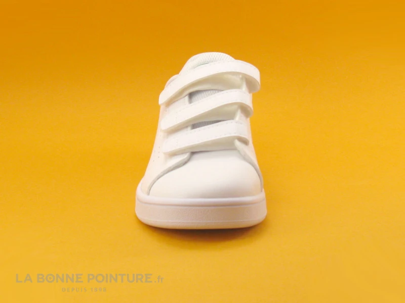 Adidas ADVANTAGE C EF0223 Blanc Vert - Basket Velcro Enfant 4 Adidas ADVANTAGE C EF0223 Blanc Vert - Basket Velcro Enfant – Image 2