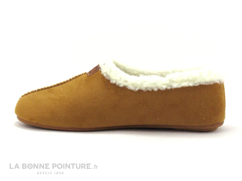 Ouf Tempo NETTE Camel - Chausson Fourre Femme 5 Ouf Tempo NETTE Camel - Chausson Fourre Femme – Image 3