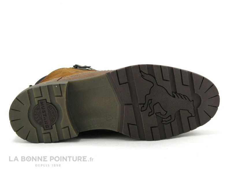 Mustang 4140-506-307 Cognac - Bottillon Homme Avec Lacet Et Zip 9 Mustang 4140-506-307 Cognac - Bottillon Homme Avec Lacet Et Zip â Image 7