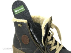 Remonte R7980-01 Noir Marron Beige - Basket Montante Femme -Chaussure Offre Boutique cd24607c73b9e66c561f35ea11d5d5ef a108601 175317