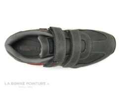 Dockers 44BN006-650120 - Basket Noir-gris Homme - 2 Velcros -Chaussure Offre Boutique cd24607c73b9e66c561f35ea11d5d5ef a305401 179143