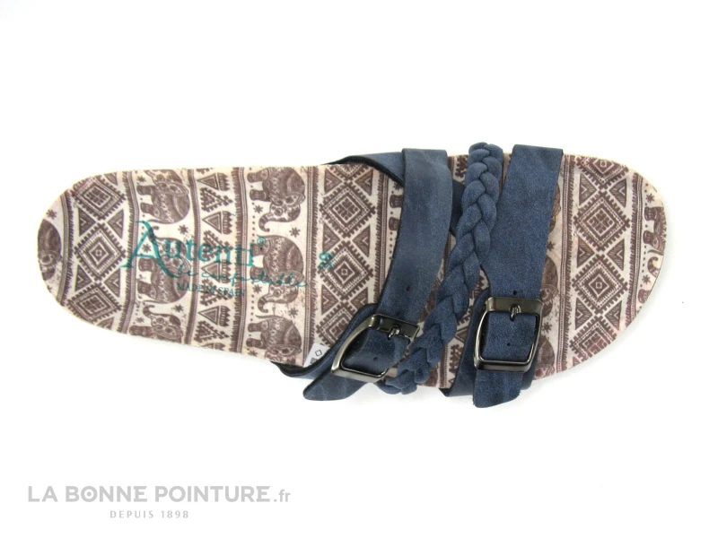 Autenti 6811727 Bleu Marine - Mule Femme Avec Brides Reglables 5 Autenti 6811727 Bleu Marine - Mule Femme Avec Brides Reglables â Image 3