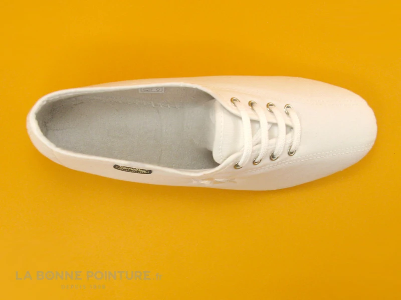Semelflex Java Blanc - Chaussure En Toile Femme - Lacet 8 Semelflex Java Blanc - Chaussure En Toile Femme - Lacet – Image 6