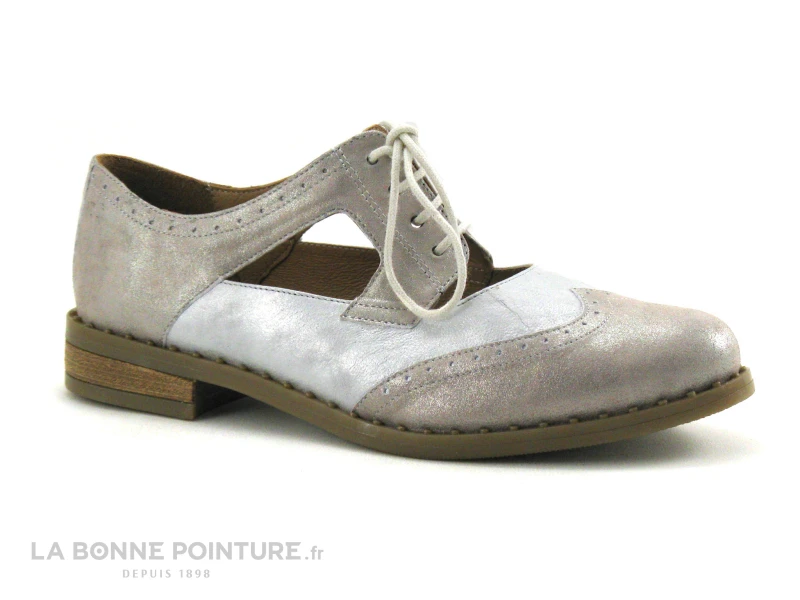 Geo Reino EKITON Nickel Silver - Chaussure Derbi Aeree 7 Geo Reino EKITON Nickel Silver - Chaussure Derbi Aeree – Image 5