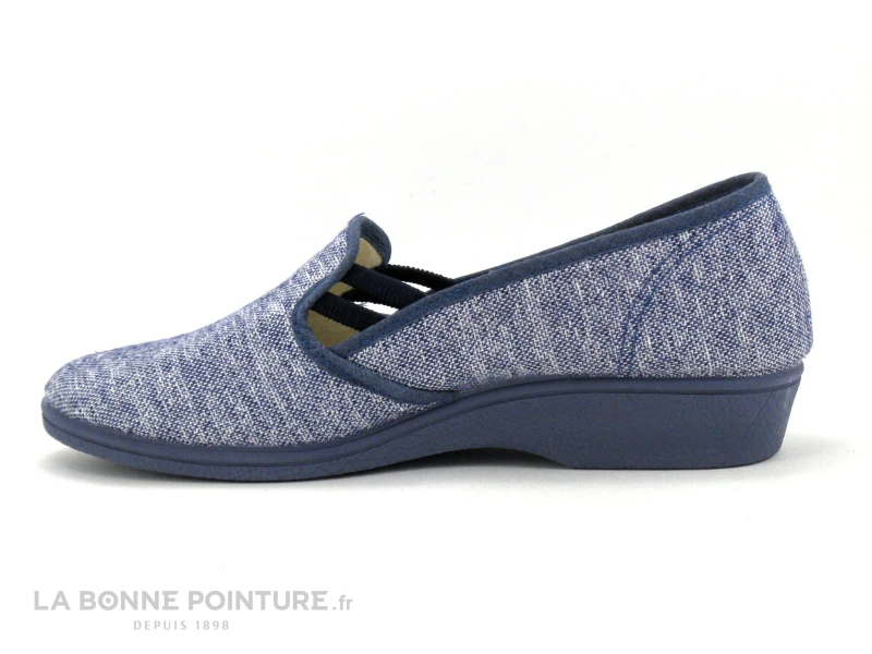 Soca 0689 - Bleu - Chausson Compense Femme 4 Soca 0689 - Bleu - Chausson Compense Femme â Image 2