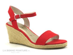 Tamaris 1-1-28300-24 Fire - Sandale Espadrille Rouge Compensee -Chaussure Offre Boutique cd24607c73b9e66c561f35ea11d5d5ef img 0256.jpg 145162