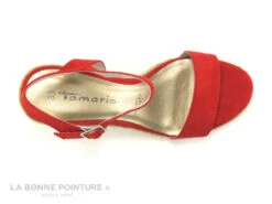 Tamaris 1-1-28300-24 Fire - Sandale Espadrille Rouge Compensee -Chaussure Offre Boutique cd24607c73b9e66c561f35ea11d5d5ef img 0261.jpg 145161
