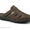 Arima DOVAL Marron - Sabot Homme Reglable Velcro
