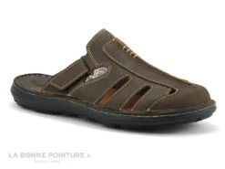 Arima DOVAL Marron - Sabot Homme Reglable Velcro