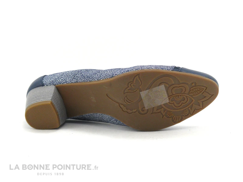 Fugitive CAMPO Navy Gamme Blue - Escarpin 8 Fugitive CAMPO Navy Gamme Blue - Escarpin â Image 6