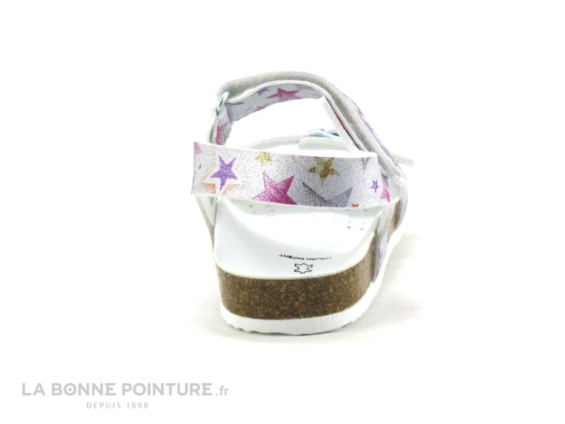 Geox ADRIEL J028MC Silver - Argent - Etoiles Multicolores Sandale Fille 6 Geox ADRIEL J028MC Silver - Argent - Etoiles Multicolores Sandale Fille – Image 4