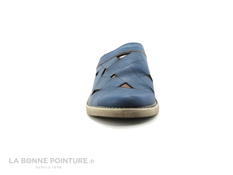 Alce Shoes 8867 - Sabot Cuir Bleu - Femme 4 Alce Shoes 8867 - Sabot Cuir Bleu - Femme â Image 2