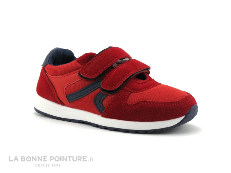 DT New York B313973 Red - Basket Rouge Enfant - 2 Velcros 3 DT New York B313973 Red - Basket Rouge Enfant - 2 Velcros