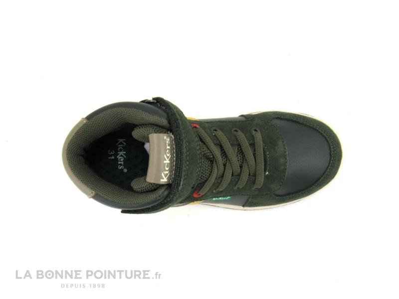 Kickers KICKALIEN Kaki Jaune Taupe - 910873 - Sneakers Montante 8 Kickers KICKALIEN Kaki Jaune Taupe - 910873 - Sneakers Montante – Image 6