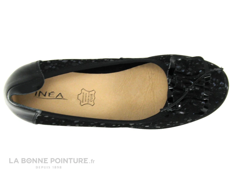 Inea BIME Verni Noir - Ballerine Talon Compense 8 Inea BIME Verni Noir - Ballerine Talon Compense – Image 6