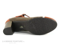 Dorking RODIN D8669 Orange Et Marron - Escarpin Avec Bride -Chaussure Offre Boutique cd24607c73b9e66c561f35ea11d5d5ef img 1299.jpg 173233