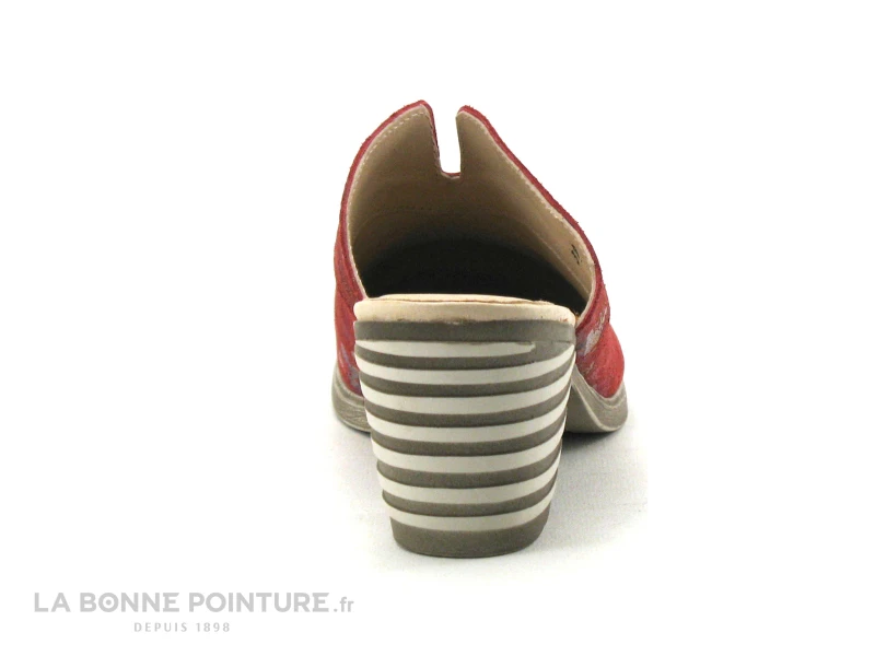 Alce Shoes 9841 Amatista Rojo - Sabot Femme Talon 6 Alce Shoes 9841 Amatista Rojo - Sabot Femme Talon – Image 4