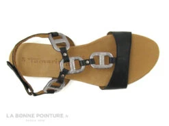 Tamaris 1-1-28163-24 Black Pewter - Sandale Plate Noire - Argent -Chaussure Offre Boutique cd24607c73b9e66c561f35ea11d5d5ef img 1390.jpg 148815