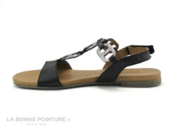 Tamaris 1-1-28163-24 Black Pewter - Sandale Plate Noire - Argent -Chaussure Offre Boutique cd24607c73b9e66c561f35ea11d5d5ef img 1393.jpg 148811