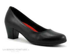 Carla Tortosa 75275 Noir - Escarpin Souple - Talon Moyen