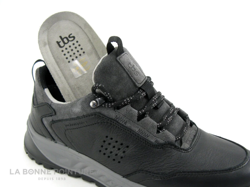 TBS LINDOLE M8004 - Noir - Sauvage Leather - Sneakers Homme 7 TBS LINDOLE M8004 - Noir - Sauvage Leather - Sneakers Homme – Image 5