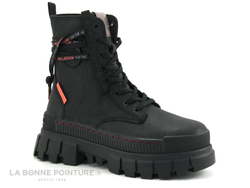 Palladium REVOLT Boot Lth Black - 97240-010-M - Bottine Plateforme 3 Palladium REVOLT Boot Lth Black - 97240-010-M - Bottine Plateforme