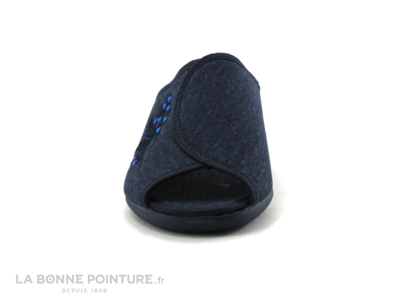 Semelflex SHEILA Marine - Pantoufle Mule Femme 4 Semelflex SHEILA Marine - Pantoufle Mule Femme – Image 2