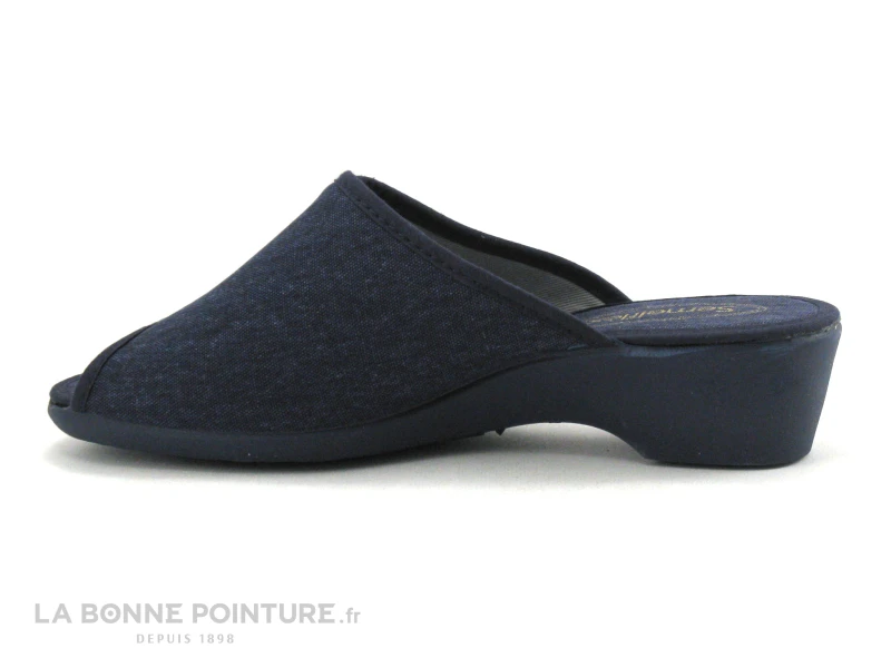 Semelflex SHEILA Marine - Pantoufle Mule Femme 5 Semelflex SHEILA Marine - Pantoufle Mule Femme – Image 3