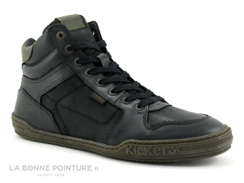 Kickers JUNGLEHIGH Noir - Chaussure Montante Homme 3 Kickers JUNGLEHIGH Noir - Chaussure Montante Homme