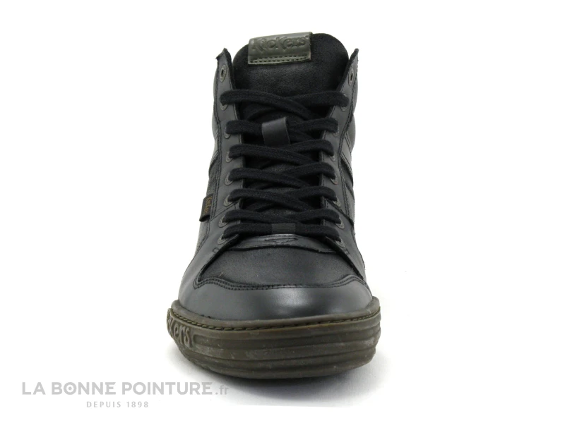 Kickers JUNGLEHIGH Noir - Chaussure Montante Homme 4 Kickers JUNGLEHIGH Noir - Chaussure Montante Homme â Image 2