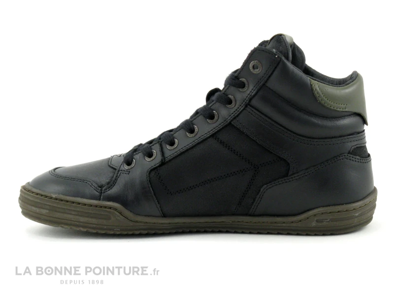 Kickers JUNGLEHIGH Noir - Chaussure Montante Homme 5 Kickers JUNGLEHIGH Noir - Chaussure Montante Homme â Image 3