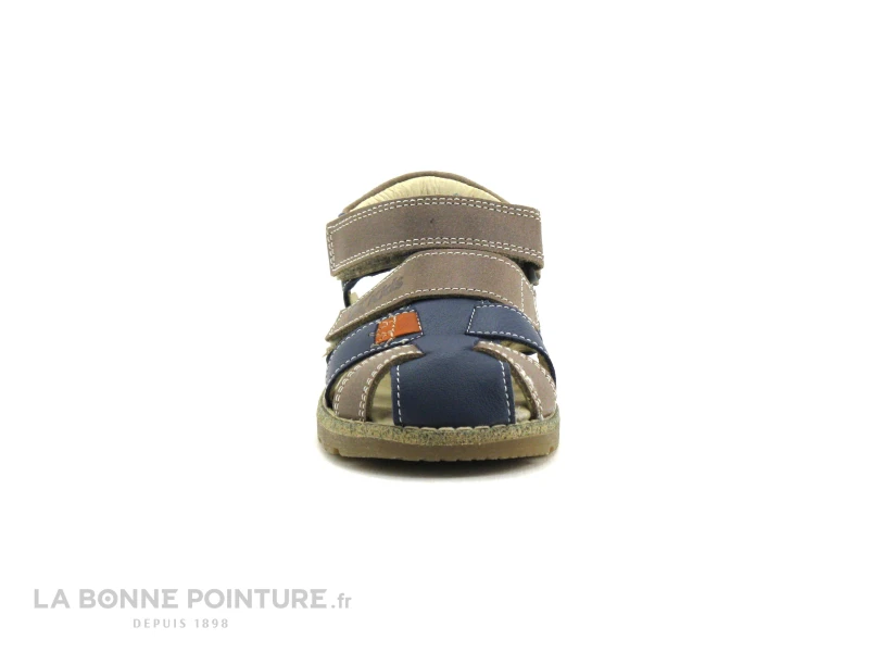 K-K Kolev And Kolev 25-2 - Beige Bleu Marine - Sandale Enfant 4 K-K Kolev And Kolev 25-2 - Beige Bleu Marine - Sandale Enfant – Image 2