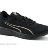 Puma ACCENT Black Rose Gold 195515 - Basket Sport Femme