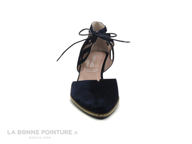 Dorking D7394-AC Bleu Marine - Escarpin - Lacet 4 Dorking D7394-AC Bleu Marine - Escarpin - Lacet – Image 2