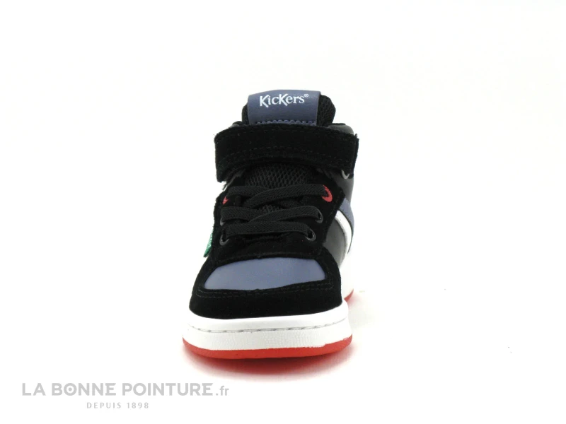 Kickers BILBON BB Mid Noir Gris Blanc 664560 - Basket Montante 3 Kickers BILBON BB Mid Noir Gris Blanc 664560 - Basket Montante â Image 2