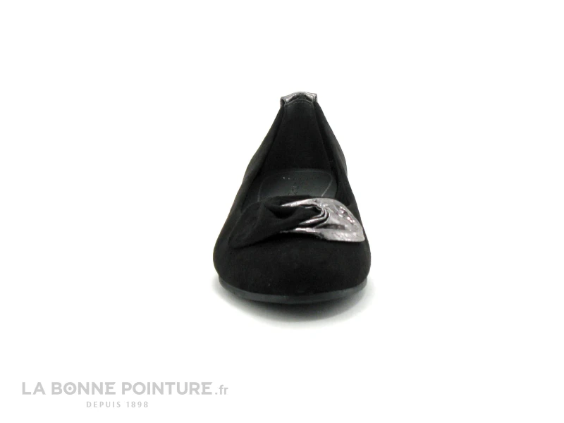 Marco Tozzi 2-22108-22 - Black Comb - Ballerine Noire - Argent 4 Marco Tozzi 2-22108-22 - Black Comb - Ballerine Noire - Argent – Image 2