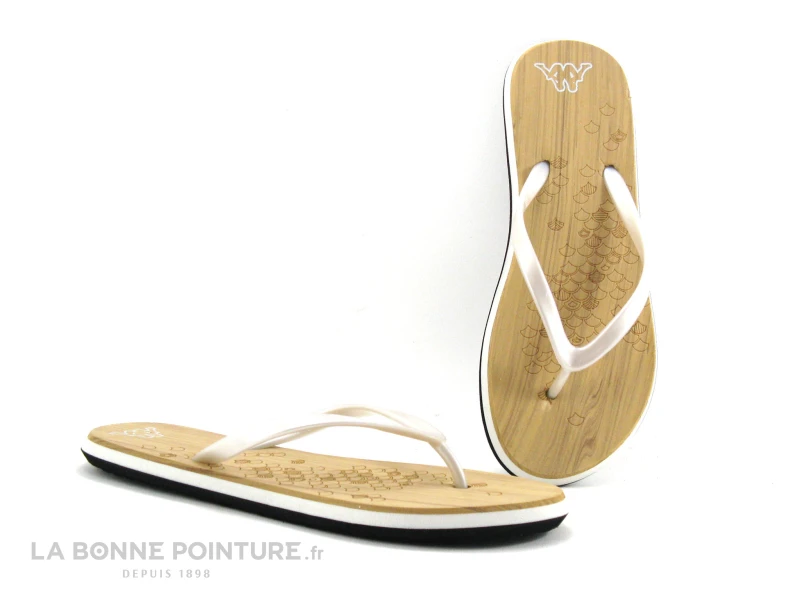 Kappa MOONEY 31138HW Beige Moonbeam - Tong Femme 3 Kappa MOONEY 31138HW Beige Moonbeam - Tong Femme