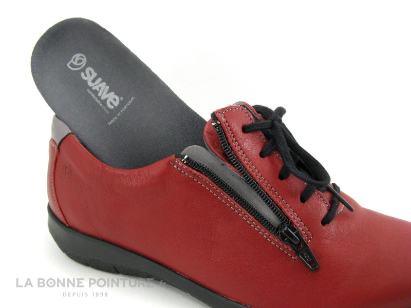 Suave Oxford 6657 AT - Acerola Champagne - Derby Cuir Rouge 6 Suave Oxford 6657 AT - Acerola Champagne - Derby Cuir Rouge â Image 4