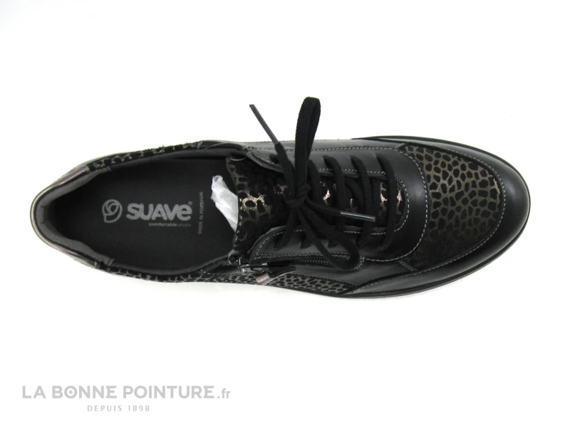 Suave Oxford 6627 TS - Derby Cuir - Black Multi - Chaussure Confort Femme 8 Suave Oxford 6627 TS - Derby Cuir - Black Multi - Chaussure Confort Femme – Image 6