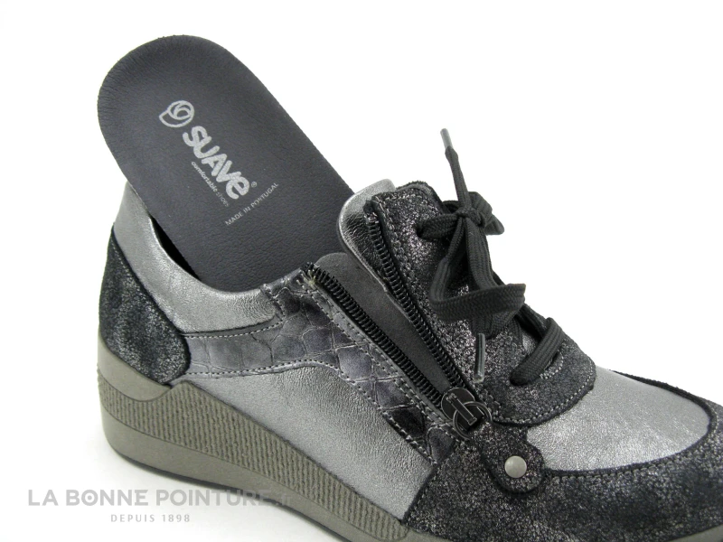 Suave VERONA 11001T Jade Acero Navy - Basket Argent Femme 7 Suave VERONA 11001T Jade Acero Navy - Basket Argent Femme â Image 5