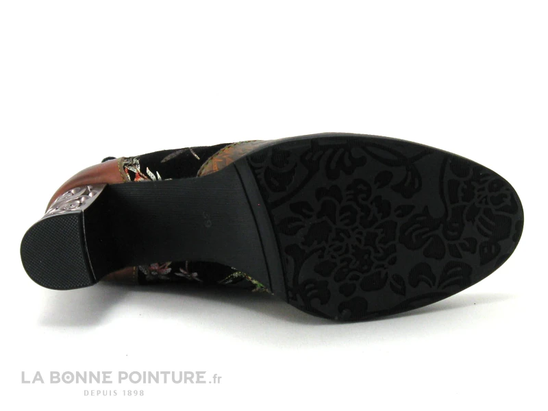 Laura Vita LEDAO 01 Wine - Bottine Femme Avec Fleurs - Talon Haut 9 Laura Vita LEDAO 01 Wine - Bottine Femme Avec Fleurs - Talon Haut â Image 7