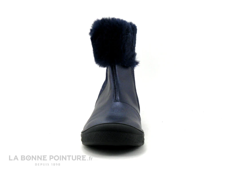 Bopy SALIFA Bleu Marine - Fourrure - Bottine Fille 4 Bopy SALIFA Bleu Marine - Fourrure - Bottine Fille – Image 2