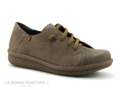 Jungla 7582 Taupe - Elastique Marron - Chaussure Basse Femme
