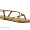 Tropeziennes MONATRES Miel Corail - Sandale Tong Femme