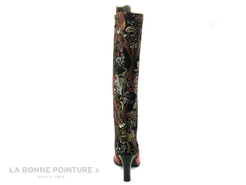 Laura Vita ALCBANEO 229G Rouge - Noir - Botte Talon Haut 6 Laura Vita ALCBANEO 229G Rouge - Noir - Botte Talon Haut – Image 4