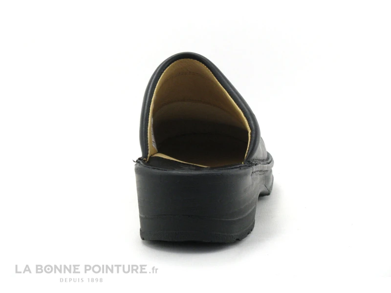 Arima DOG Noir - Sabot Homme Talon Epais - Cuir Noir 6 Arima DOG Noir - Sabot Homme Talon Epais - Cuir Noir – Image 4