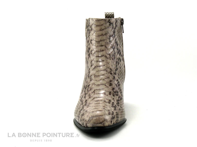 Fugitive FLAK Python Taupe - Bottine Talon Large Femme 4 Fugitive FLAK Python Taupe - Bottine Talon Large Femme – Image 2