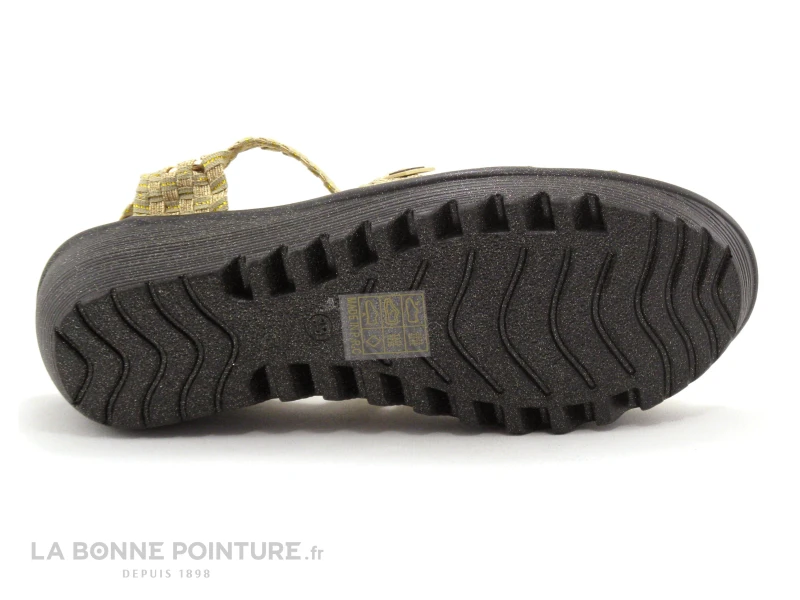 WOZ UP 689 Or Beige - Nu-pieds Compense 9 WOZ UP 689 Or Beige - Nu-pieds Compense – Image 7