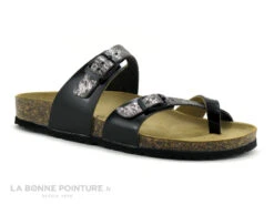 Biomodex 1895 Noir - Gris - Tong Reglable Femme