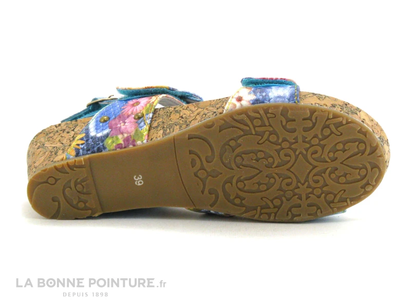 Laura Vita BECLINDAO 209 - Turquoise - Nu-pieds Compense 9 Laura Vita BECLINDAO 209 - Turquoise - Nu-pieds Compense – Image 7